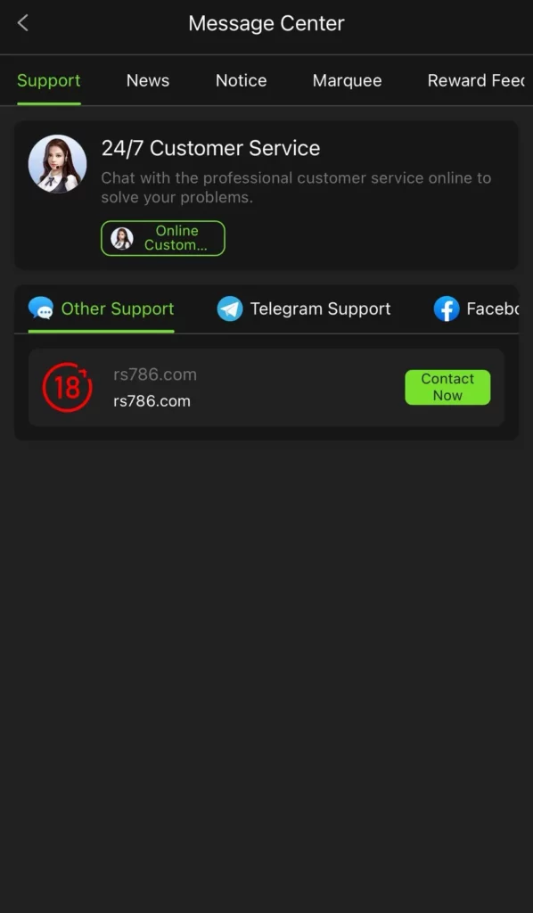 Customer support safety